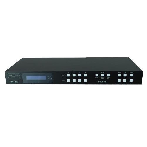 MATRIX HDMI 4X4 18GB FAST SWITCHING MULTIVIEW AND VIDEO WALL PROCESSING