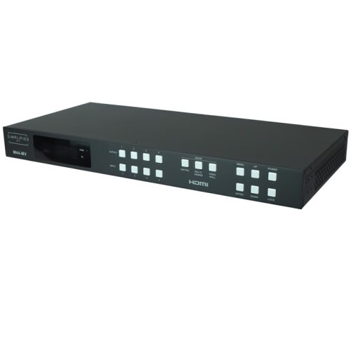 MATRIX HDMI 4X4 18GB FAST SWITCHING MULTIVIEW AND VIDEO WALL PROCESSING