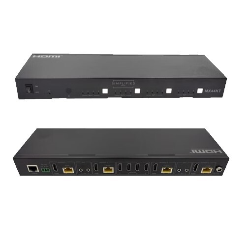 MATRIX KIT HDMI 4X4 50M (@4K) W/SCALING W/4 RX