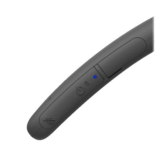 SPEAKER WIRELESS NECKBAND WEARABLE SPEAKER DEDICATED MUTE VOLUME & POWER-GRAY