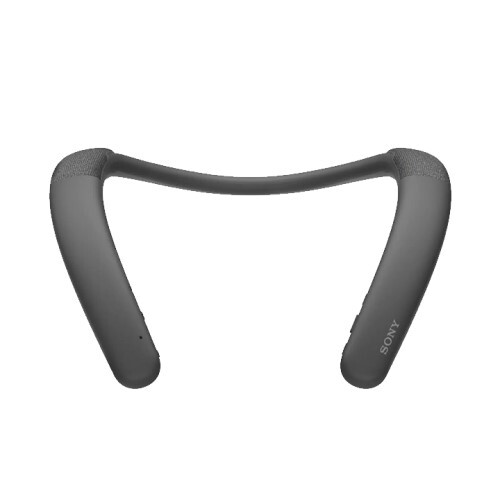 SPEAKER WIRELESS NECKBAND WEARABLE SPEAKER DEDICATED MUTE VOLUME & POWER-GRAY