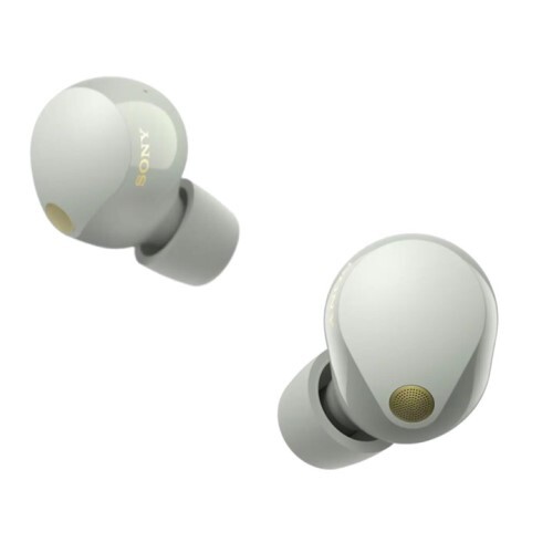 EARBUDS BEST TRULY WIRLESS NOISE CANCELING WITH MIC-SILVER