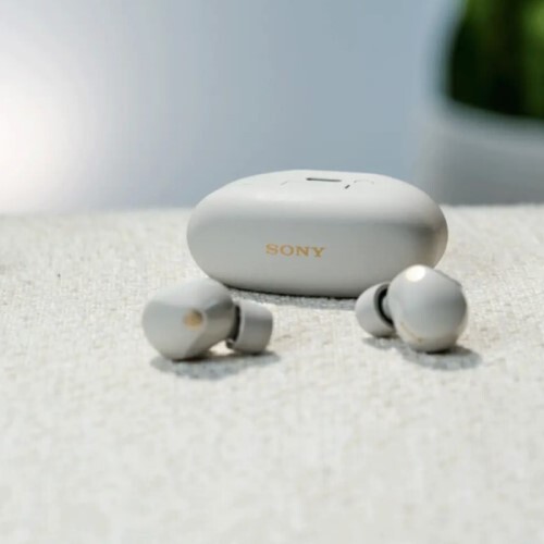 EARBUDS BEST TRULY WIRLESS NOISE CANCELING WITH MIC-SILVER
