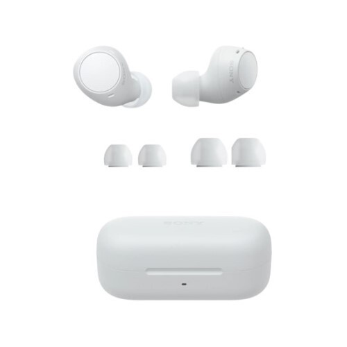 EARBUDS WIRELESS WITH MIC COMPACT DSEE MULTIPOINT CONNECTION-WHITE