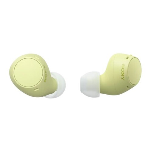 EARBUDS WIRELESS WITH MIC COMPACT DSEE MULTIPOINT CONNECTION-YELLOW