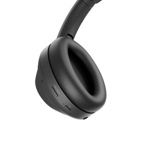 HEADPHONES WIRELESS PREMIUM NOISE CANCELING WITH MIC-BLACK