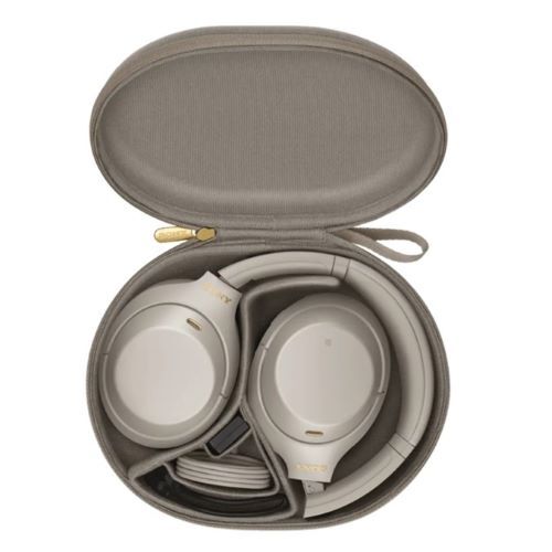 HEADPHONES WIRELESS PREMIUM NOISE CANCELING WITH MIC-SILVER