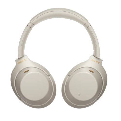 HEADPHONES WIRELESS PREMIUM NOISE CANCELING WITH MIC-SILVER