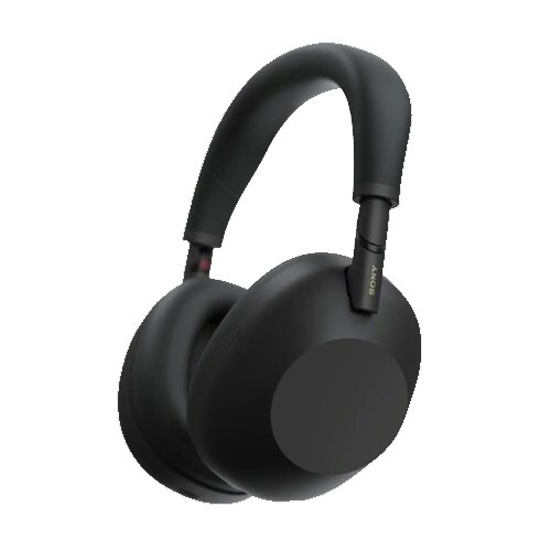HEADPHONES WIRELESS OR WIRED WITH MIC FULL SIZE NOISE CANCELING-BLACK