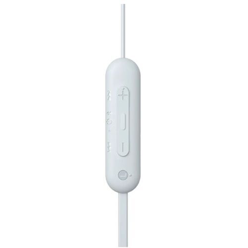 HEADPHONES WITH NECKBAND AND MIC WIRELESS IN-EAR-WHITE