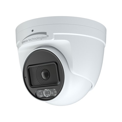 CAMERA 4MP IP ADVANCED ANALYTICS TURRET CAMERA WITH WHITE LIGHT INTENSIFIER 2.8MM LENS W/JUNC BOX