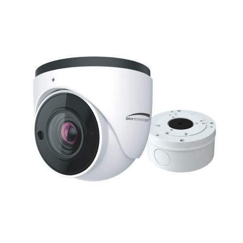 CAMERA TURRET 4MP H.265 IP /IR 2.8-12MM MOTORIZED LENS /INCLUDED JUNCTION BOX - WHITE