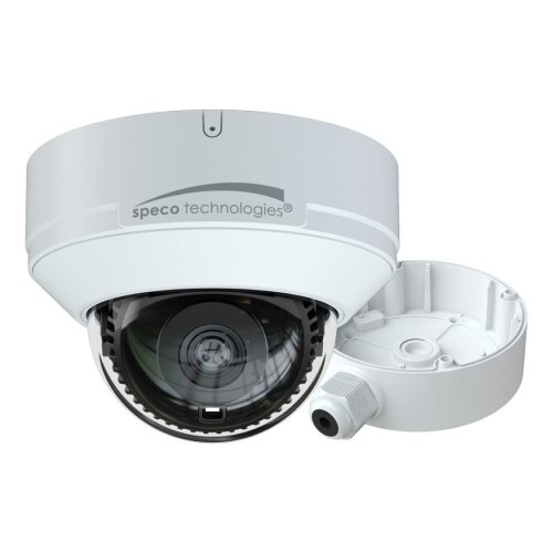 CAMERA 6MP IP DOME CAMERA WITH ADVANCED ANALYTICS 2.8MM FIXED LENS  W/JUNCTION BOX - WHITE