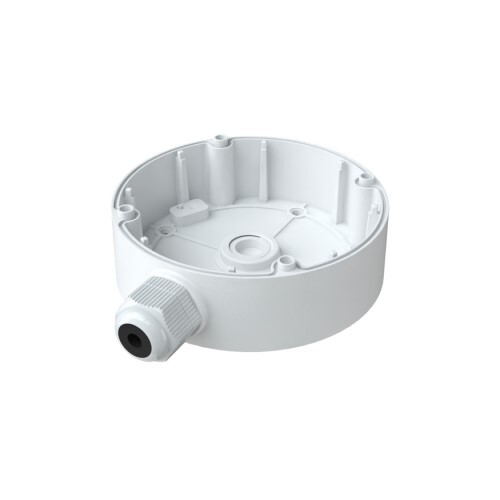 CAMERA 6MP IP DOME CAMERA WITH ADVANCED ANALYTICS 2.8MM FIXED LENS  W/JUNCTION BOX - WHITE