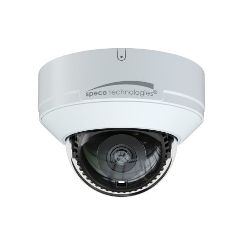 CAMERA 6MP IP DOME CAMERA WITH ADVANCED ANALYTICS 2.8MM FIXED LENS  W/JUNCTION BOX - WHITE