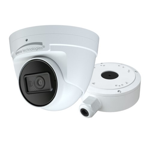 CAMERA 5MP HD-TVI TURRET CAMERA IR 2.8MM LENS INCLUDED JUNC BOX WHITE HOUSING