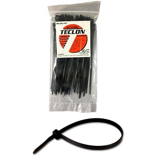CABLE TIE 8" POLYAMIDE UV RATED BLACK 100/PK 50LB