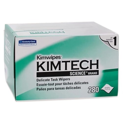 FIBER CLEANING WIPES -- 4.4" X 8.4" SIZE - BOX OF 280