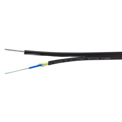 FIBER 6 STRAND DISTRIBUTION DIRECT BURIAL AND AERIAL OS2 WITH MESSENGER WIRE 1000FT