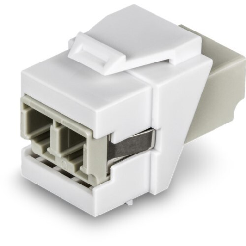 KEYSTONE COUPLER LC DUPLEX FIBER OPTIC KEYSTONE