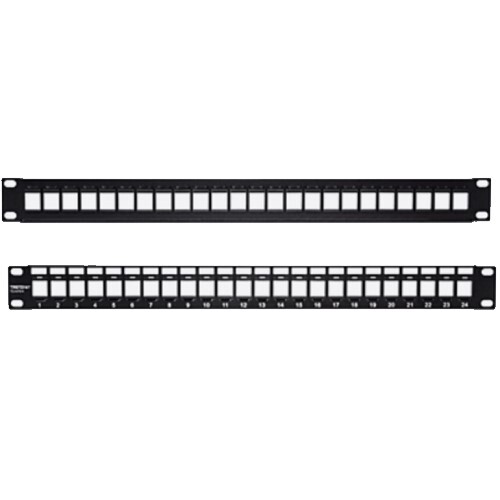 PATCH PANEL 1RU 24-PORT BLANK KEYSTONE