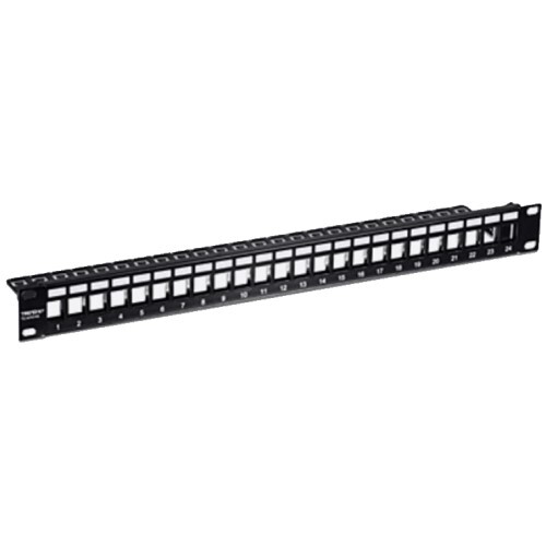 PATCH PANEL 1RU 24-PORT SHEILDED BLANK KEYSTONE