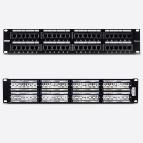 PATCH PANEL CAT5/5E 48-PORT UNSHIELDED