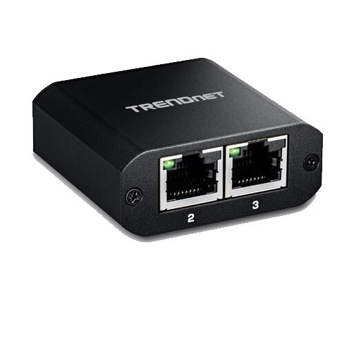 SPLITTER 2-PORT GIGABIT SPLITTER WITH USB TYPE C POWER