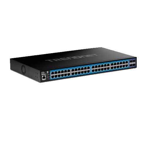 SWITCH 52-PORT (48)GIGABIT WITH (4)10G SFP+ SLOTS WEB SMART MANAGEMENT