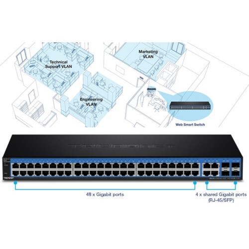 SWITCH 52 PORT GIGABIT WEB SMART