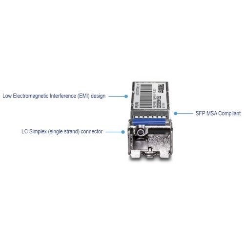 MODULE MINI-GBIC DUAL WAVELENGTH SINGLE-MODE LC  1310(20KM)