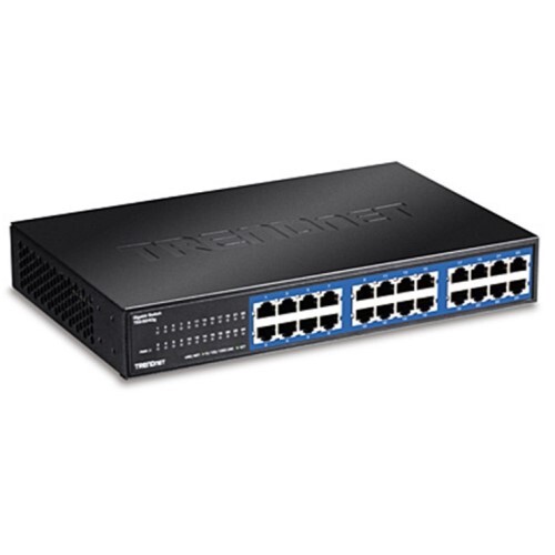 SWITCH 24-PORT GIGABIT GREENNET (METAL DESKTOP) W/ INTERNAL POWER