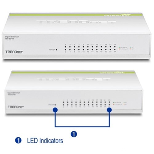 SWITCH 24-PORT GIGABIT GREENNET