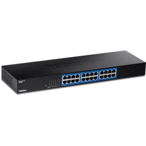 SWITCH 24-PORT GIGABIT SWITCH(RACK MOUNT 1U)