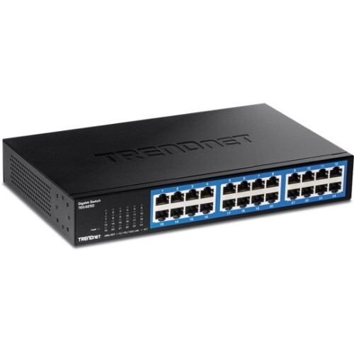 SWITCH 24-PORT GIGABIT DESKTOP SWITCH /W METAL CASE