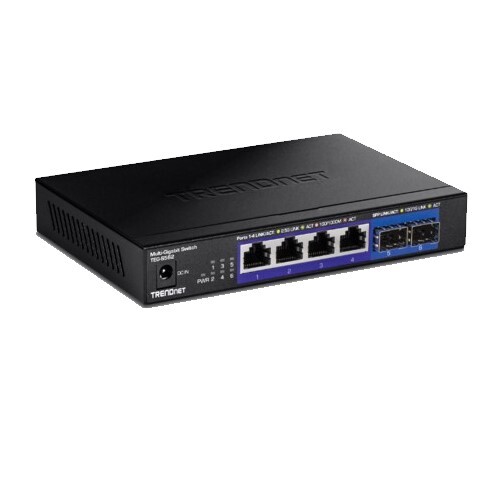 SWITCH 6-PORT (4)2.5G PORTS (2)10G SFP PORTS
