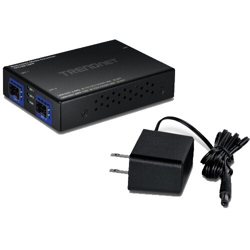CONVERTER FIBER MEDIA 1000BASE-T TO DUAL SFP WITH REDUNDANT MODE