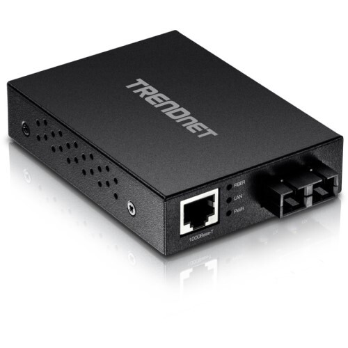 CONVERTER MEDIA 1000BASE-T TO 1000-SX GIGABIT ETHERNET RJ45 TO MULTIMODE SC FIBER 100/1000MBPS