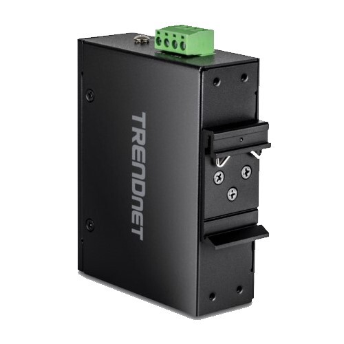 CONVERTER MEDIA 2-PORT INDUSTRIAL SFP TO GIGABIT POE++