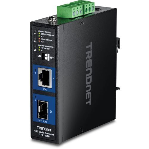 CONVERTER HARDENED INDUSTRIAL 10G SFPPlus