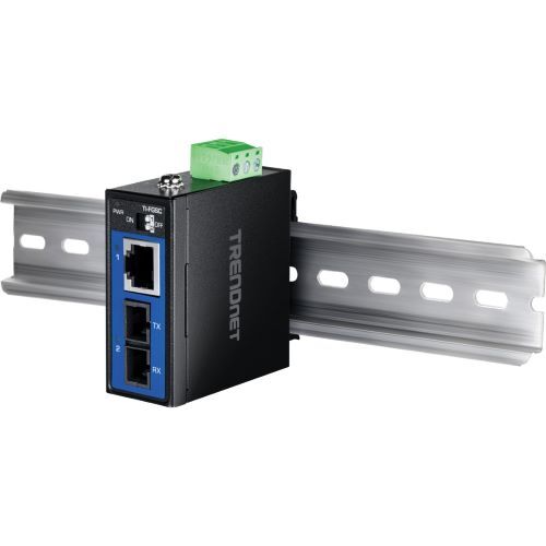 CONVERTER HARDENED INDUSTRIAL 1000BASE-LX MULTI-MODE SC FIBER CONVERTER