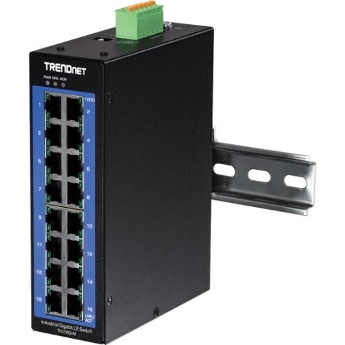 SWITCH 16-PORT GIGABIT INDUSTRIAL GIGABIT L2