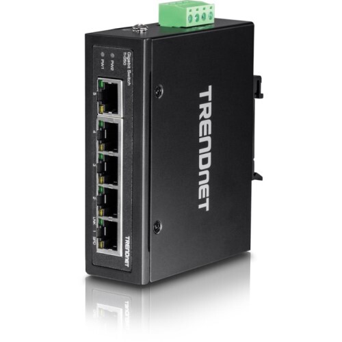 SWITCH 5-PORT HARDENED INDUSTRIAL GIGABIT