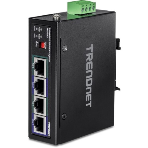 INJECTOR  2-PORT INDUSTRIAL POE++ 2.5G POE 95WATT BUDGET