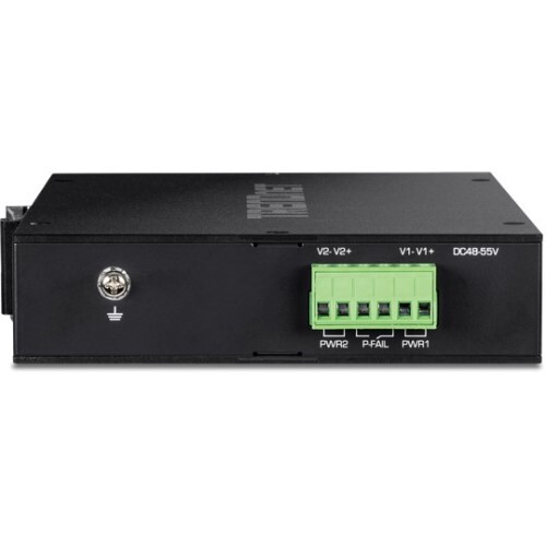 SWITCH 5-PORT INDUSTRIAL 4 GIGABIT POE+ AND 1 SFP DIN-RAIL SWITCH