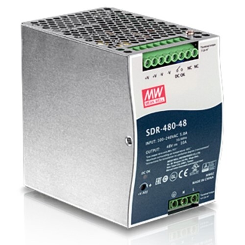 POWER SUPPLY DIN MOUNTED 48V 480W OUTPUT INDUSTRIAL