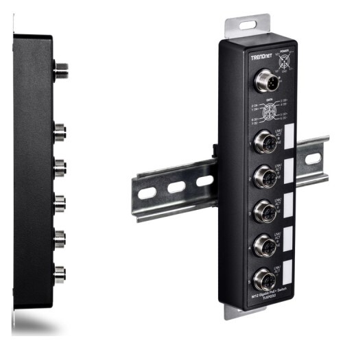 SWITCH 5-PORT INDUSTRIAL EN50155 M12 RAILWAY