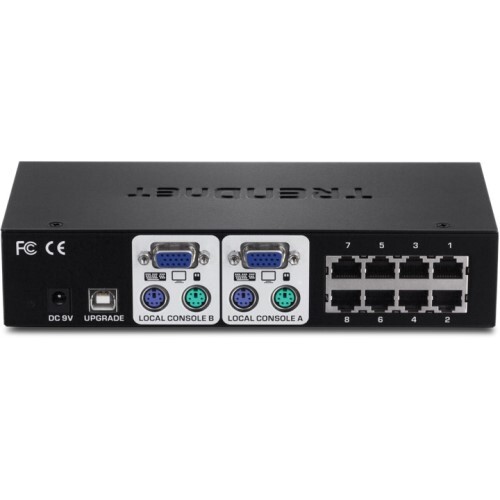 KVM SWITCH 8-PORT CAT5