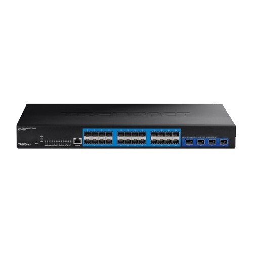 SWITCH 28-PORT LAYER 2 MANAGED SFP SWITCH WITH 10G SFP+ PORTS