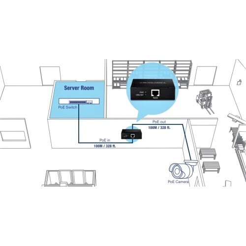 REPEATER GIGABIT POE+ REPEATER